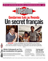 Газета на французском языке liberation, french newspaper liberation